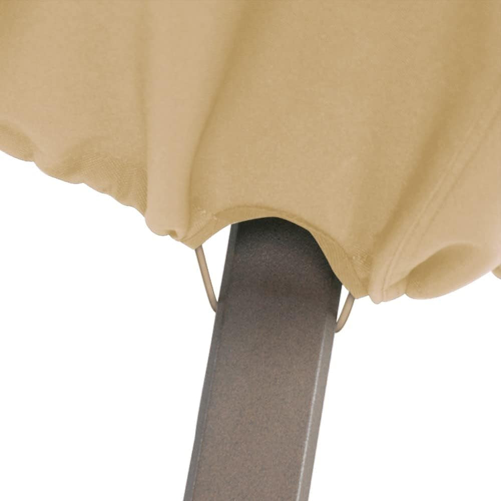 Terrazzo Water-Resistant 26 Inch High Back Patio Chair Cover, Outdoor Chair Covers