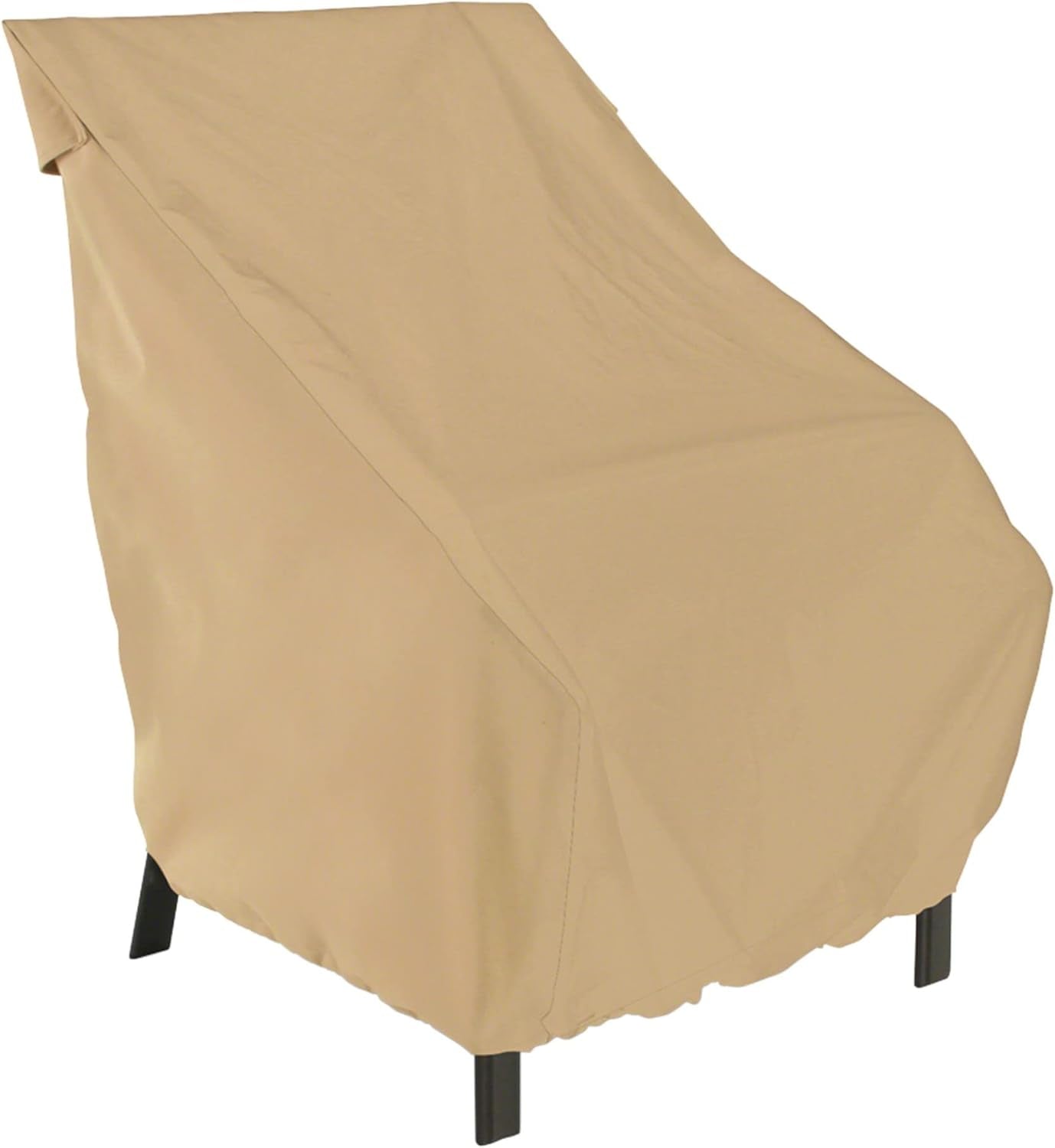 Terrazzo Water-Resistant 26 Inch High Back Patio Chair Cover, Outdoor Chair Covers