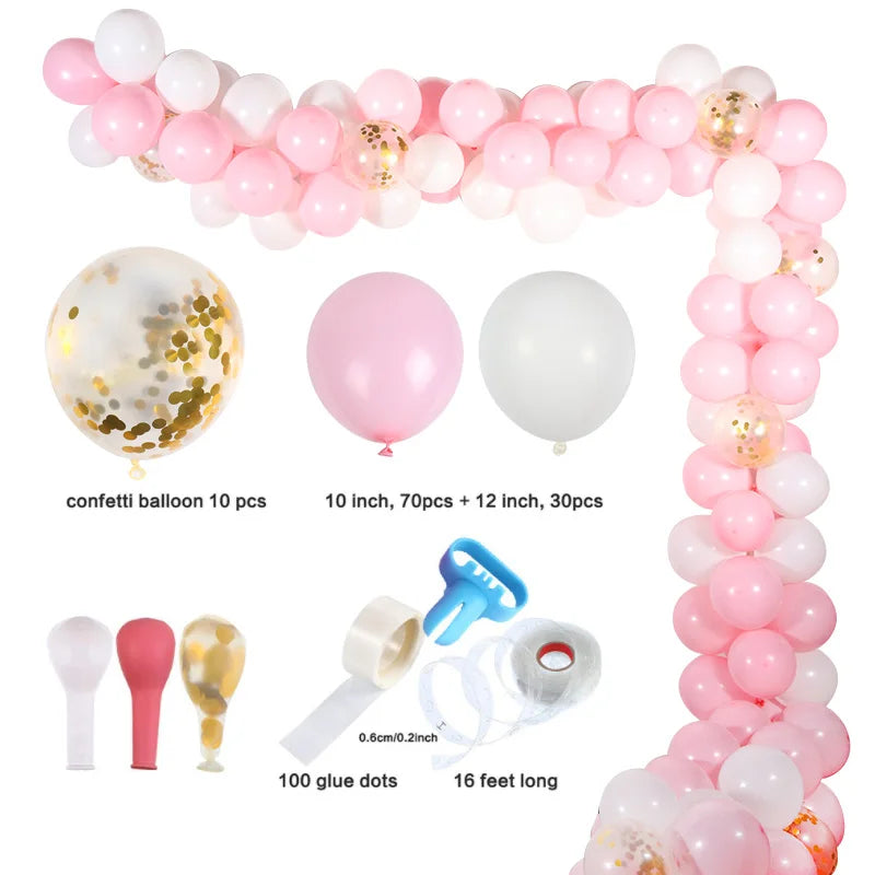 220V AC Electric Balloon Inflator Double Hole Inflatable Air Ballon Pump Birthday Balloons Tool Ballons Accessories