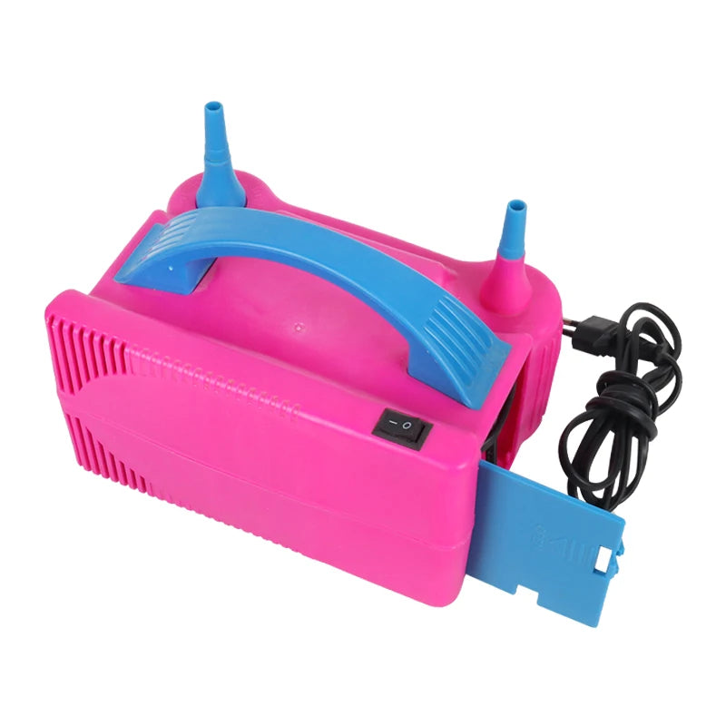 220V AC Electric Balloon Inflator Double Hole Inflatable Air Ballon Pump Birthday Balloons Tool Ballons Accessories