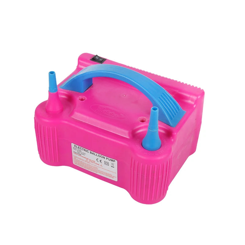 220V AC Electric Balloon Inflator Double Hole Inflatable Air Ballon Pump Birthday Balloons Tool Ballons Accessories